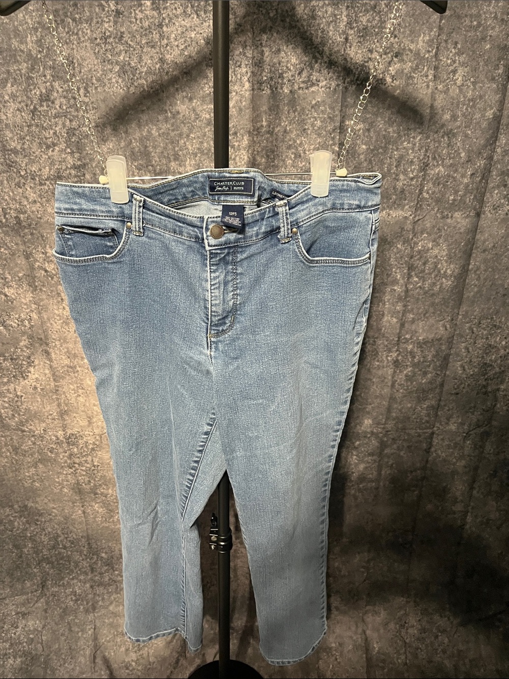 Charter Club Light Wash Straight-Leg Women's Jeans